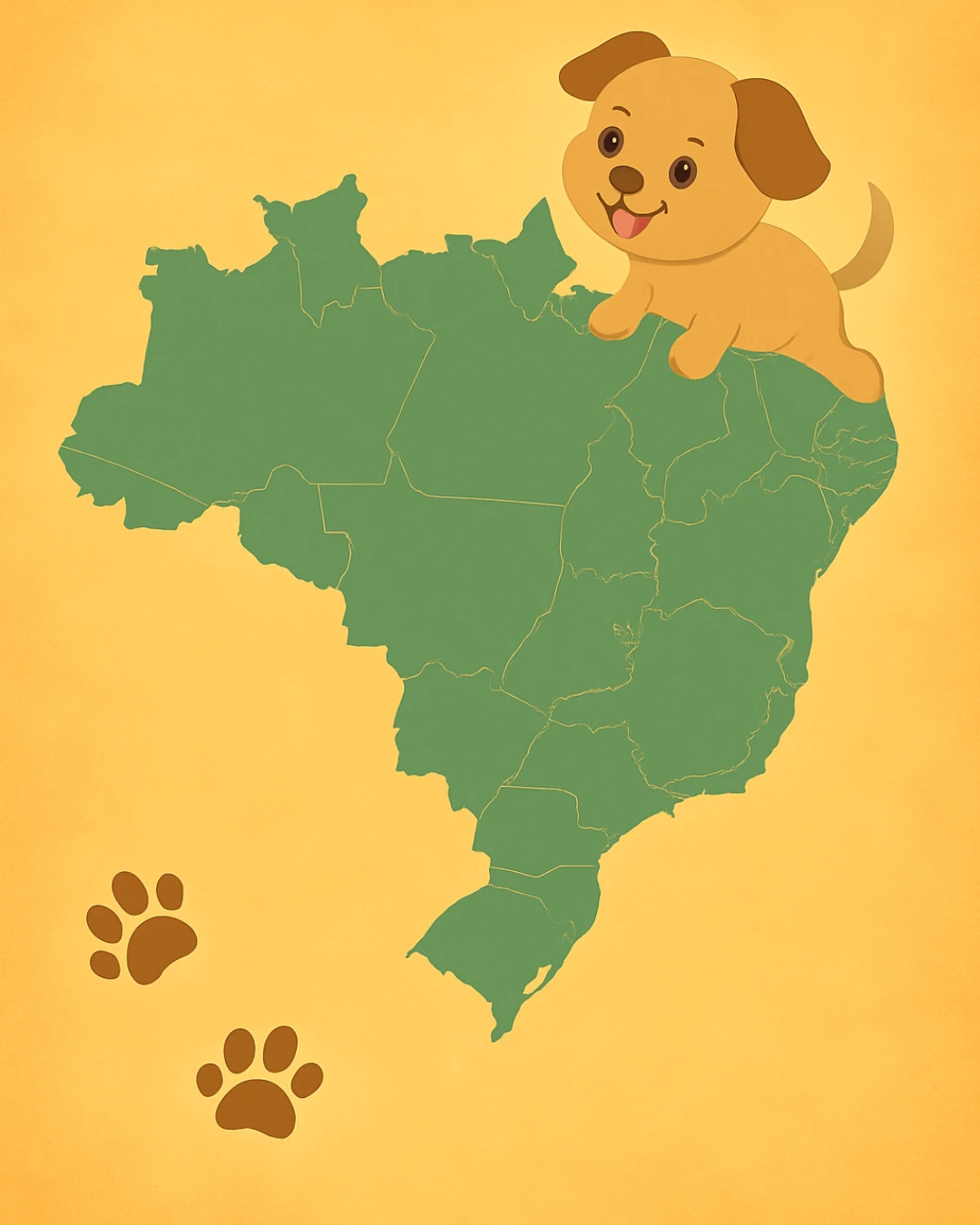 Mapa do Brasil - Doações
